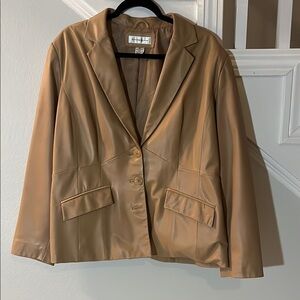 Vintage Preston‎ & York Tan lamb skin Women's Jacket